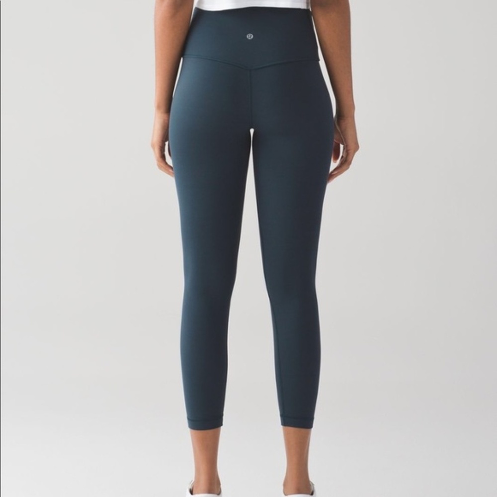 teal lululemon leggings